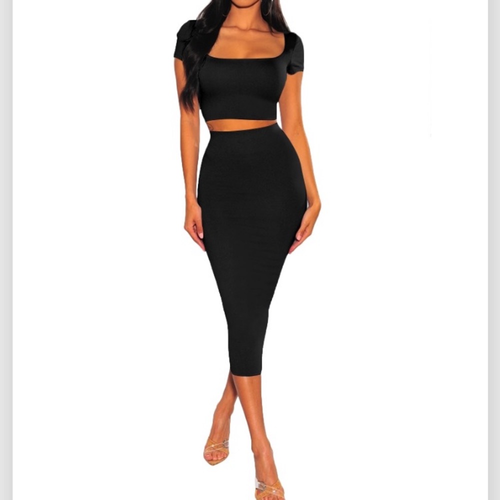 Black Bodycon Cutout Dress | Girls Night Out | Size S & M